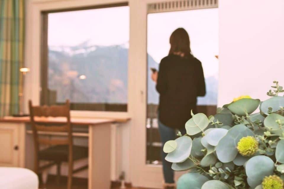Blick aus dem Fenster
